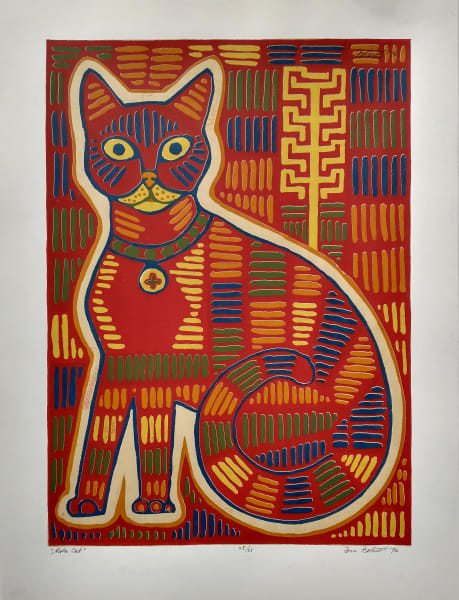 patricia MAE and Michel PERREARD 猫 銅版画 patricia MAE and Michel