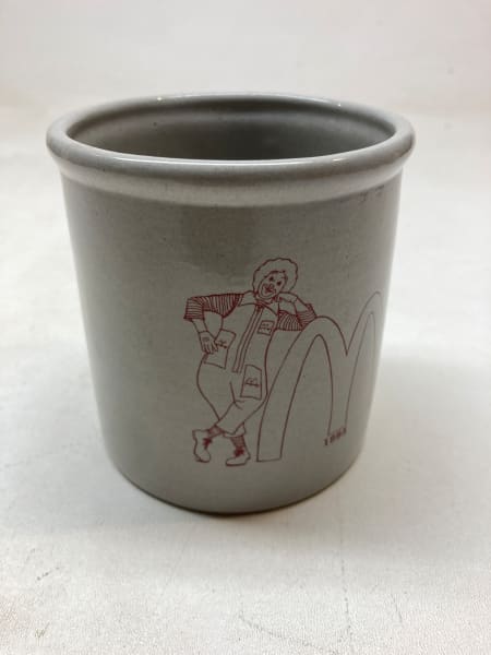 Mini McDonalds Red Wing crock from the collection of TIMELINES