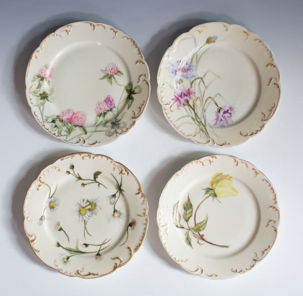 Dessert Plates (Set of Four) from the collection of A Mirror with a Memory Artwork Archive