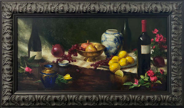 Three Wines - Framed by Michael Van Zeyl, Image 1.