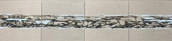 Ponds, No.1  (Sequential) by Barbara Houston  Image: First 14" x 14" in sequence, illustrating connectivity + sequence