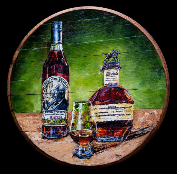 Bourbon Barrelhead Print 