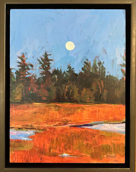 Autumn Moonrise by Holly Friesen 