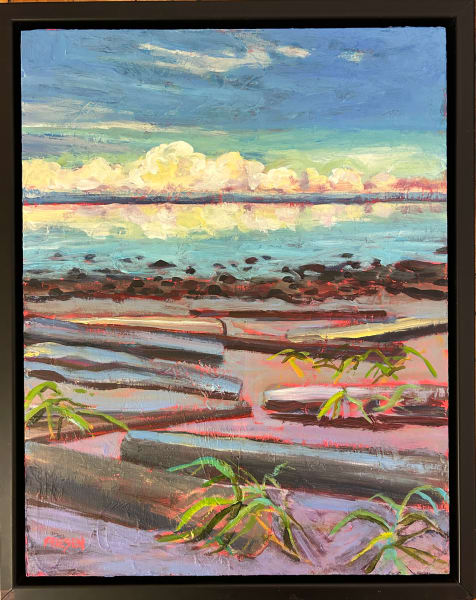 Coastal Clouds by Holly Friesen  Image: framed