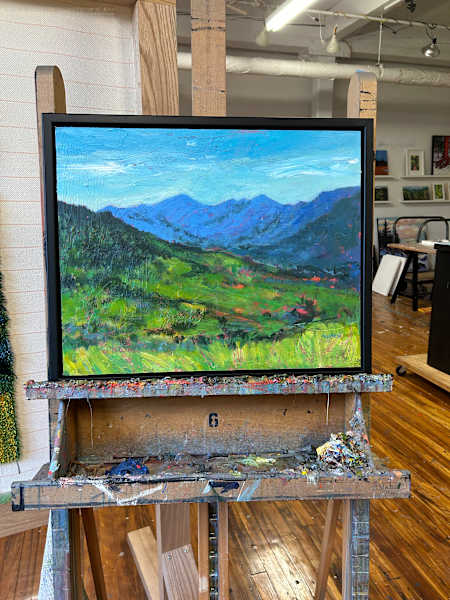 High Peaks Skyline by Holly Friesen 