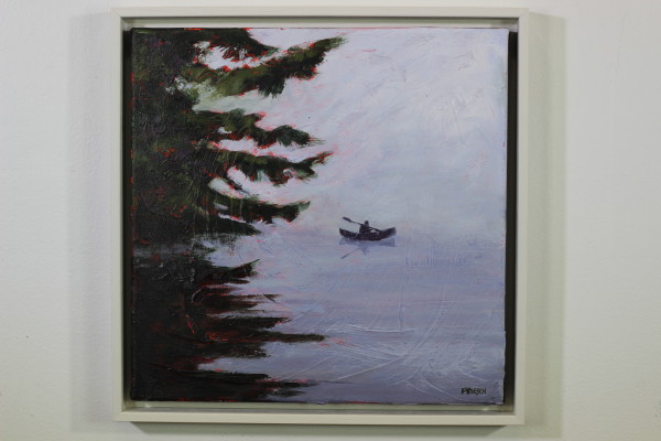 Pink Pond Series #1 (Mourning Light) by Holly Friesen 