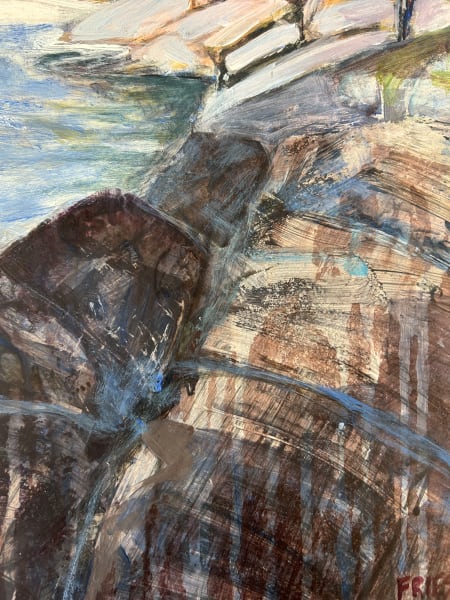 Water Moving Through Shadow by Holly Friesen  Image: detail