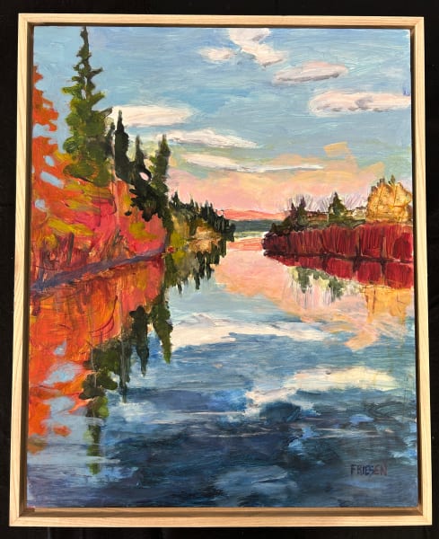 Early Morning River Song by Holly Friesen  Image: framed