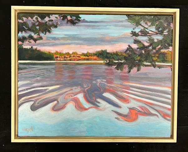 Water Mirror (Big Wolf Lake) by Holly Friesen 