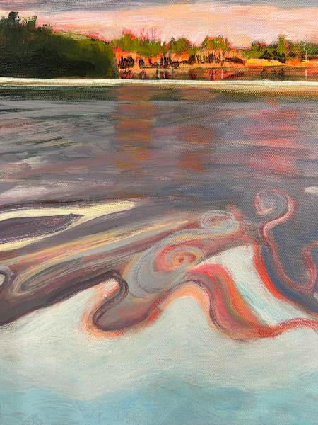 Water Mirror (Big Wolf Lake) by Holly Friesen 