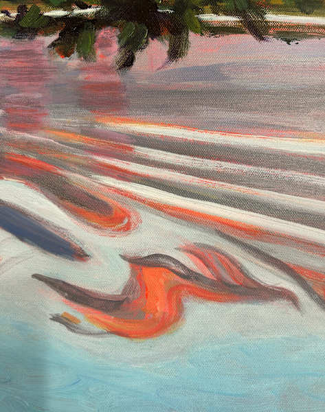 Water Mirror (Big Wolf Lake) by Holly Friesen 