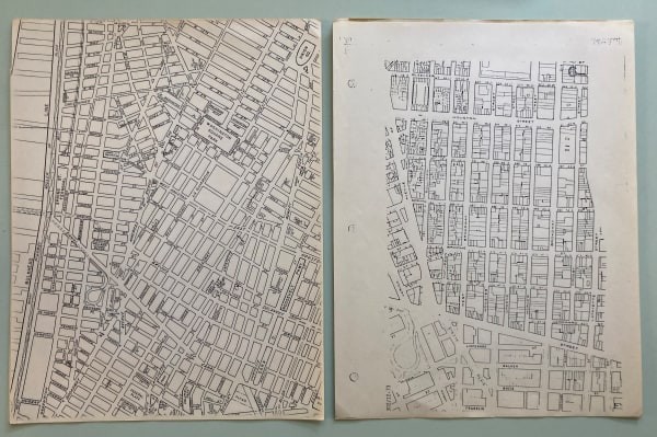 Maps of Soho in New York City from the collection of Diana Darling ...