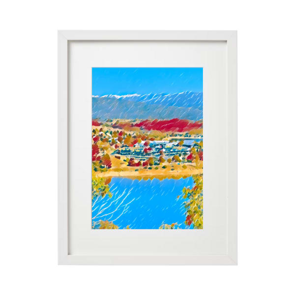 Eastern (A4 Print Framed White) from the collection of Jindabyne Art
