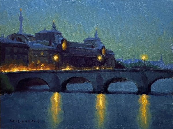 Paris Evening from the collection of Vanessa Rothe Fine Art | Artwork