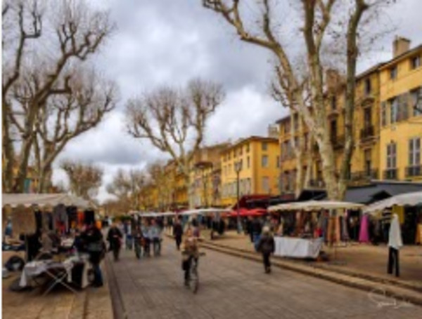 Aix En Provence Winter Market From The Collection Of Artwork Archive