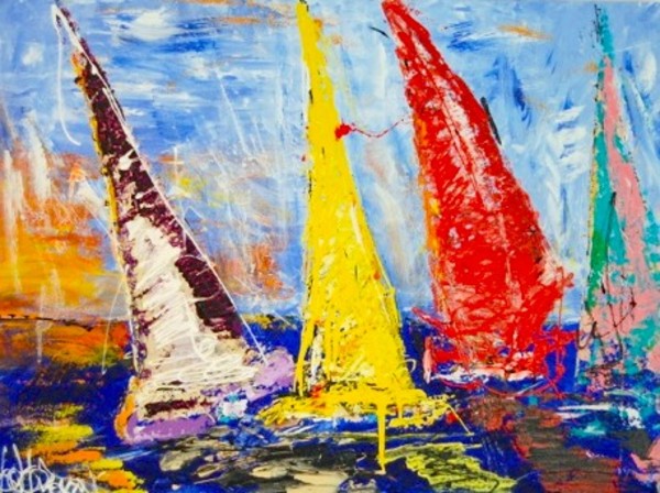 Four Ships By Bob Brown Art Artwork Archive Four Ships By Bob Brown Art Artwork Archive