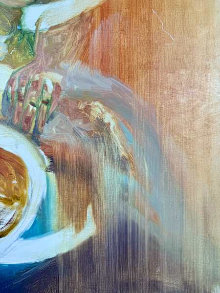 FIGURE STUDY WITH SNAKES II by Isabelle Klauder 