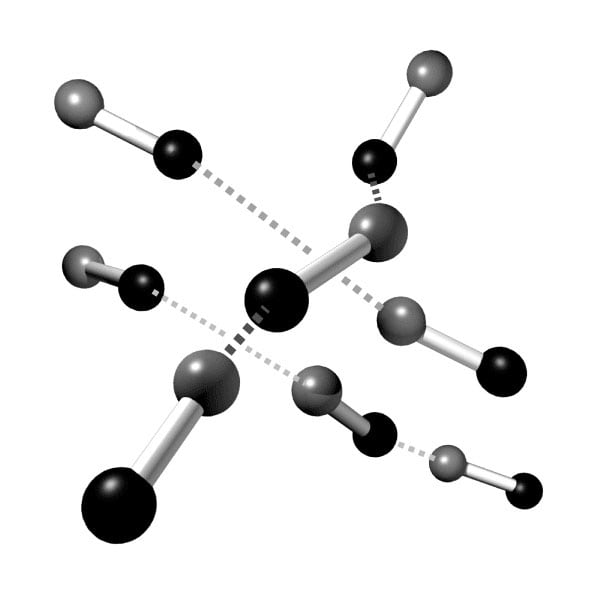 Hydrogen Bonds In Hydrogen Fluoride From The Collection Of Guild Of Natural Science Illustrators 6785