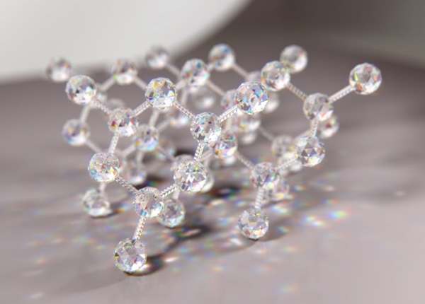 Science Photo Library Diamond Model Diamond Structure from the collection of Guild of Natural Science ...