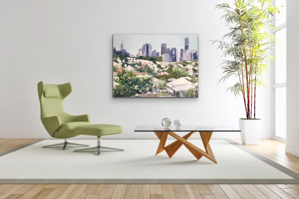 Upper Cairns Terrace, Brisbane - Commission by Meredith Howse Art 