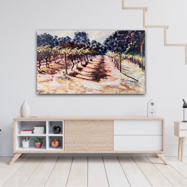 Vineyards at Margaret River by Meredith Howse Art 