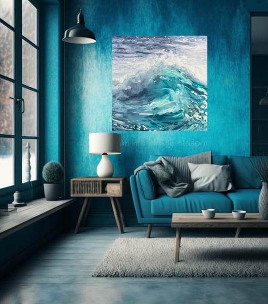 Transcendent Swell - The Wave 5 by Meredith Howse Art 
