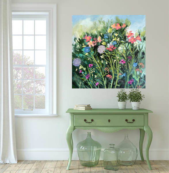 A Garden's Tapestry by Meredith Howse Art 