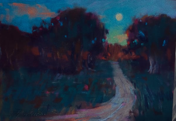 Moonlit Path By Linda Richichi Artwork Archive