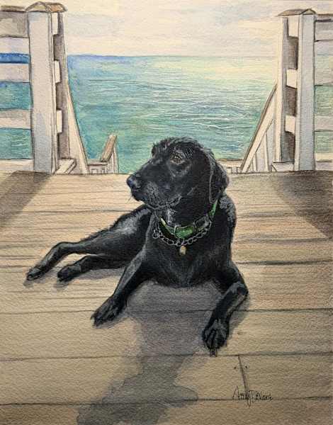 The Beach- Clara L by Amy DeVane | Artwork Archive