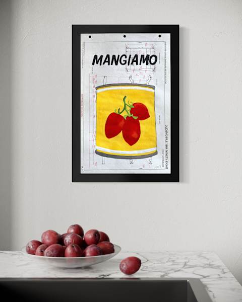 Mangiamo / Yellow Can by Jennie Carr 