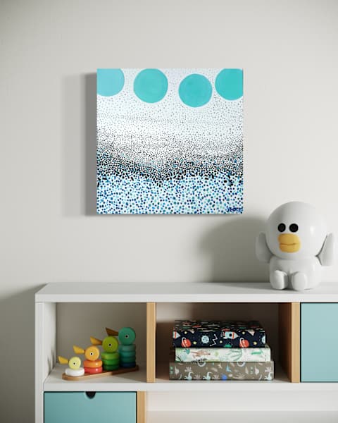 Little Tiffany Blue Beach by Jennie Carr 