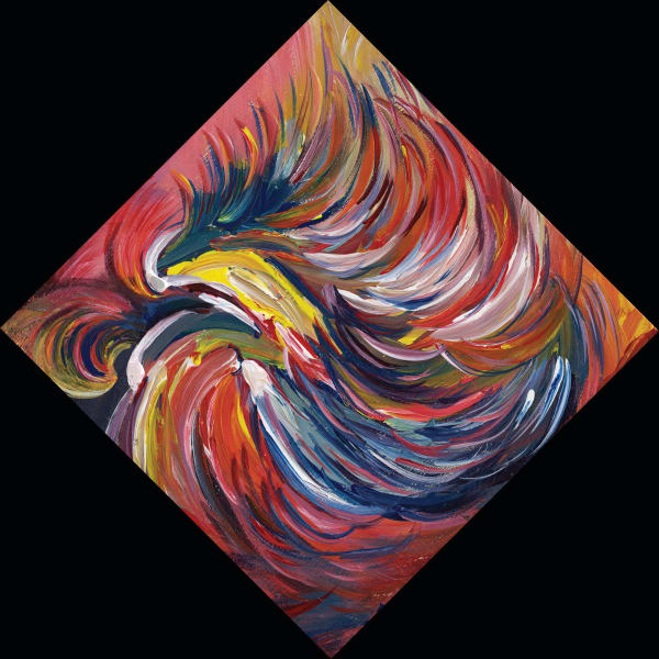 Phenix - Acrylic on Hardboard