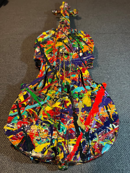 Ayr Violin by Melissa Ayr  Image: Ayr Violin - Bridge