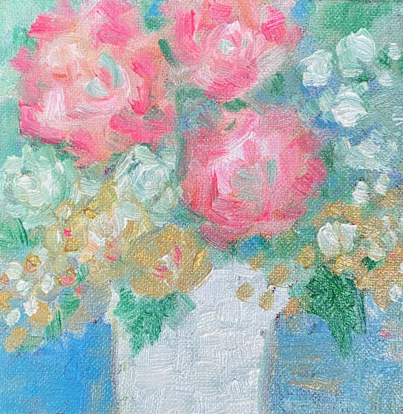Pink Roses from the collection of Palette of Roses Art League | Artwork ...
