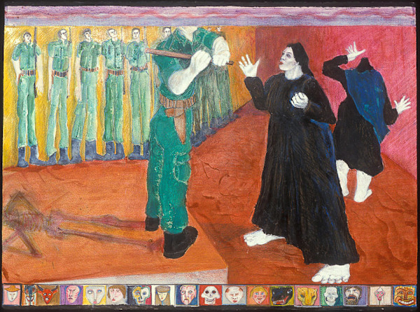 Guatemala Gueca Solas Retablo by Eve Whitaker, Image 1.