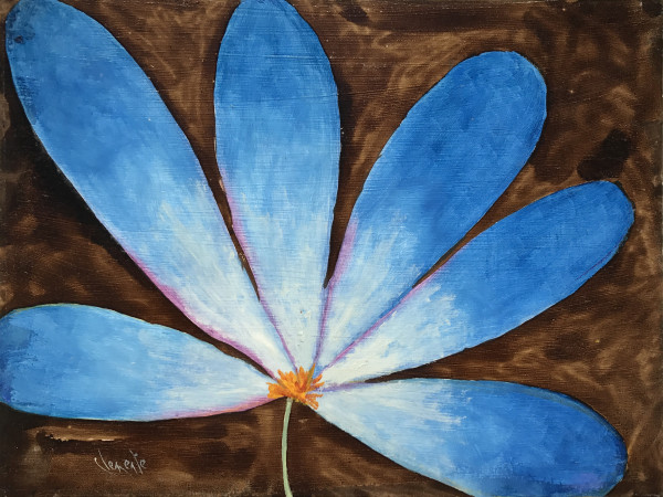 Blue Flower by Clemente Mimun