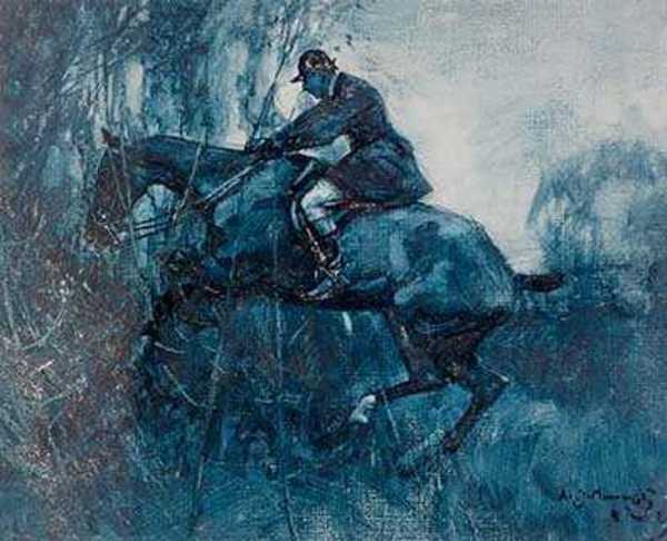 Through the Brush by Sir Alfred J. Munnings