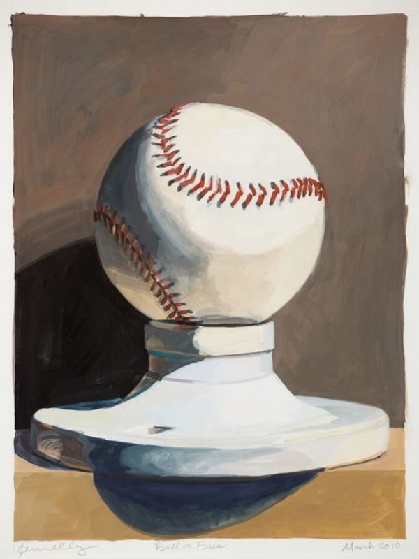 Ball On Base by Ian Kennelly