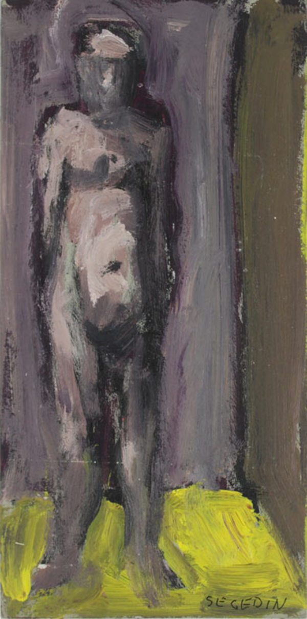 Untitled - Nude Male by Leopold Segedin