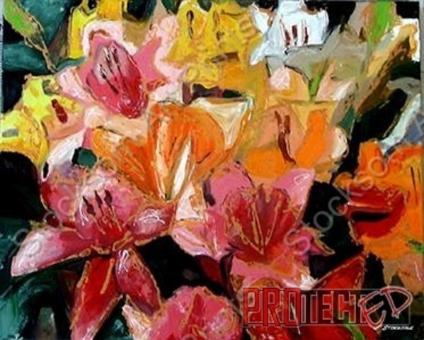 Liliums by Stocksom Art Prints