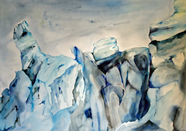 Strong Glacier by Lisa Goren