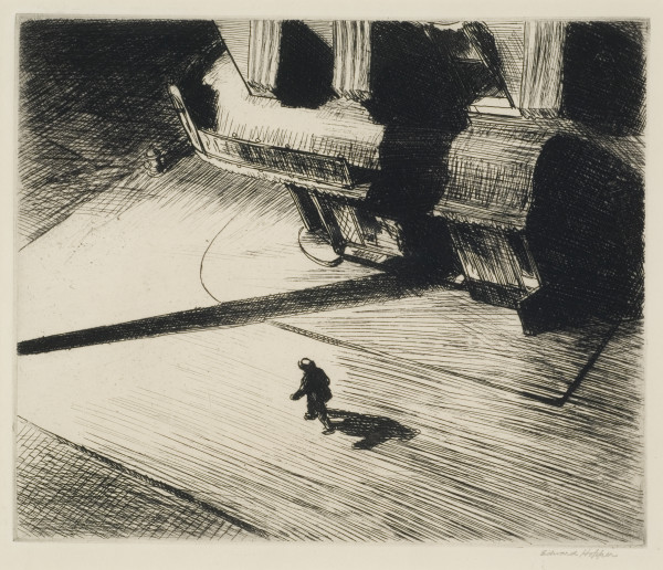 Night Shadows by Edward Hopper