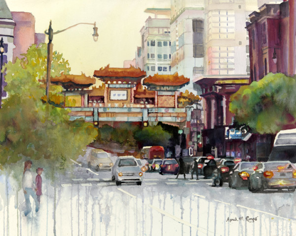 Chinatown Gateway by April Rimpo
