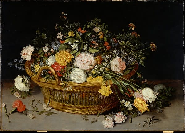 A Basket of Flowers by Jan Brueghel The Younger