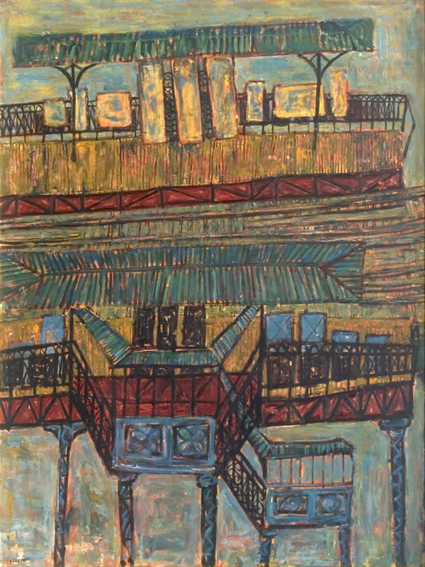Elevated Station by Leopold Segedin