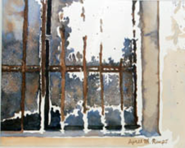 Rustic Window by April Rimpo