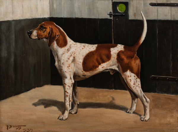 Portrait of a Hound by Franklin Brooke Voss