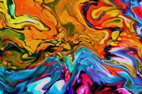 Abstract H by Stocksom Art Prints