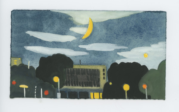 Across River Road After the Storm, #1692