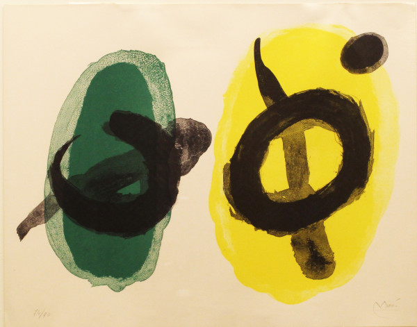 Jaune et Vert by Joan Miró
